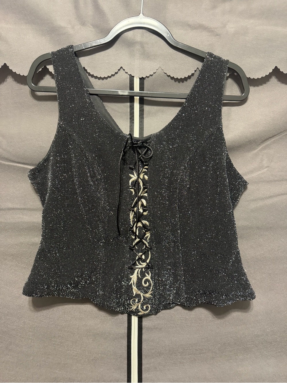 Vintage Sparkly Anna Corset Top